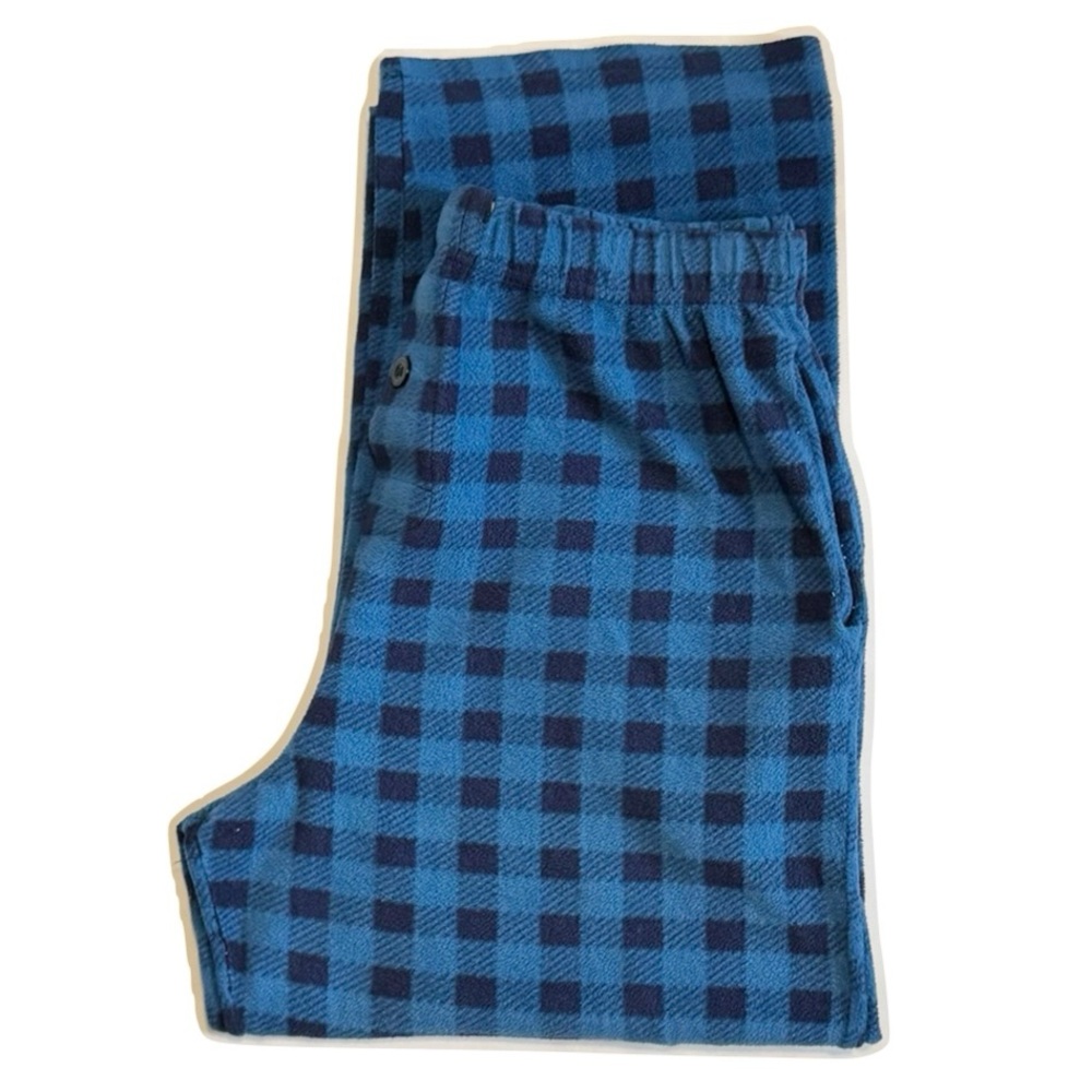 Fleece Pants 3 for 15 SALE CLEARANCE Blue Black Buffalo Check Pajama Panta